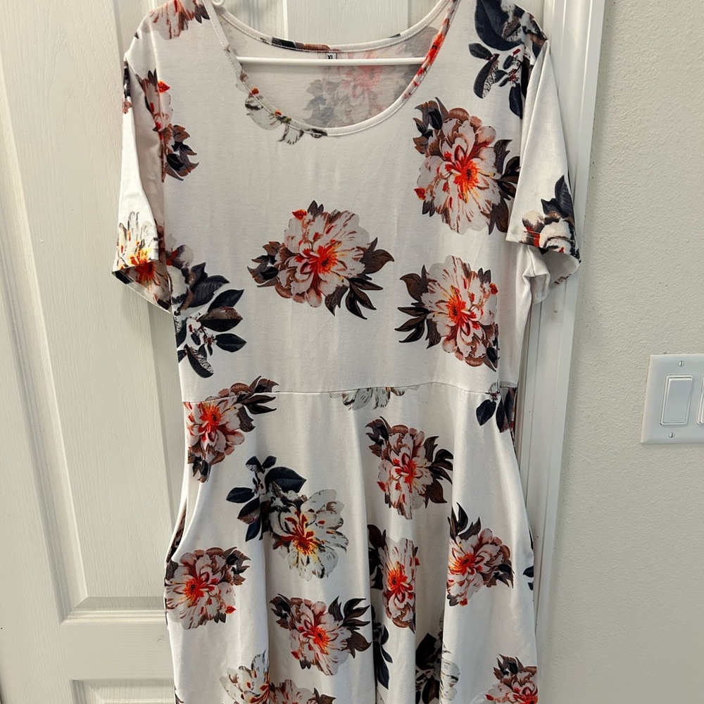 Floral Print Women's Dress